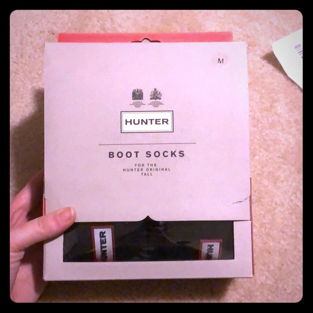 Black Tall Hunter Boot Socks